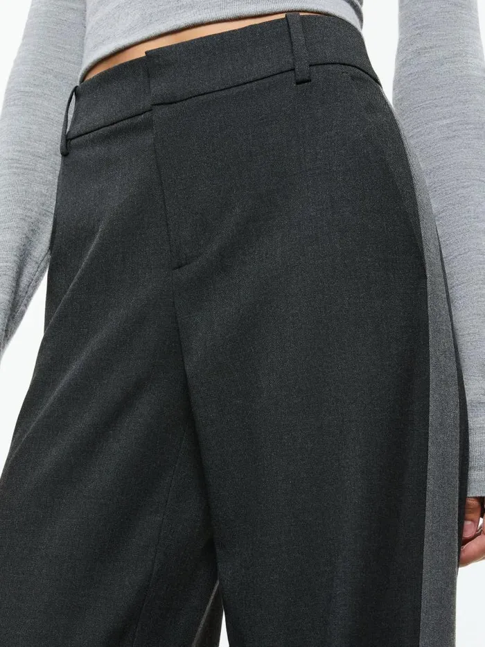 Alice Olivia Charcoal Grey Melange Women Matching Sets