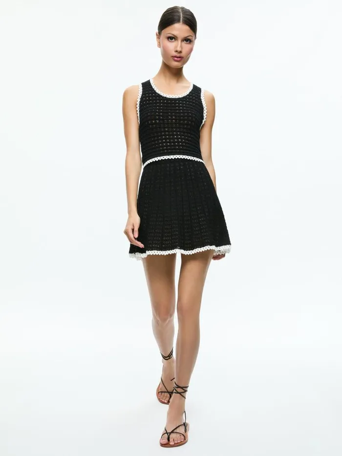 Alice Olivia FLORRIE SKIRT Blackvanilla Women Skirts