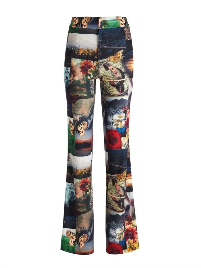 Alice Olivia LIVI LOW RISE TROUSER Eco Fusion Women Pants