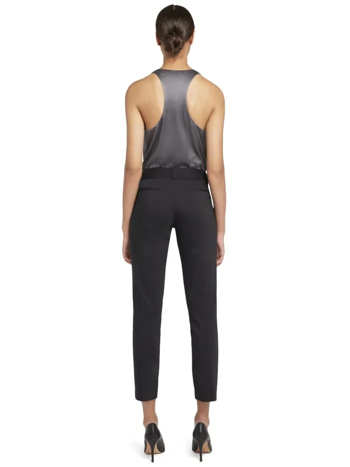 Alice Olivia STACEY SLIM TROUSER Black Women Suits