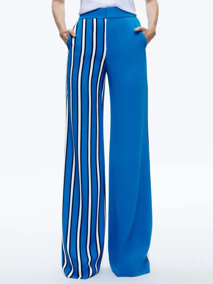 Alice Olivia Teakwood Stripe French Blue Women Matching Sets
