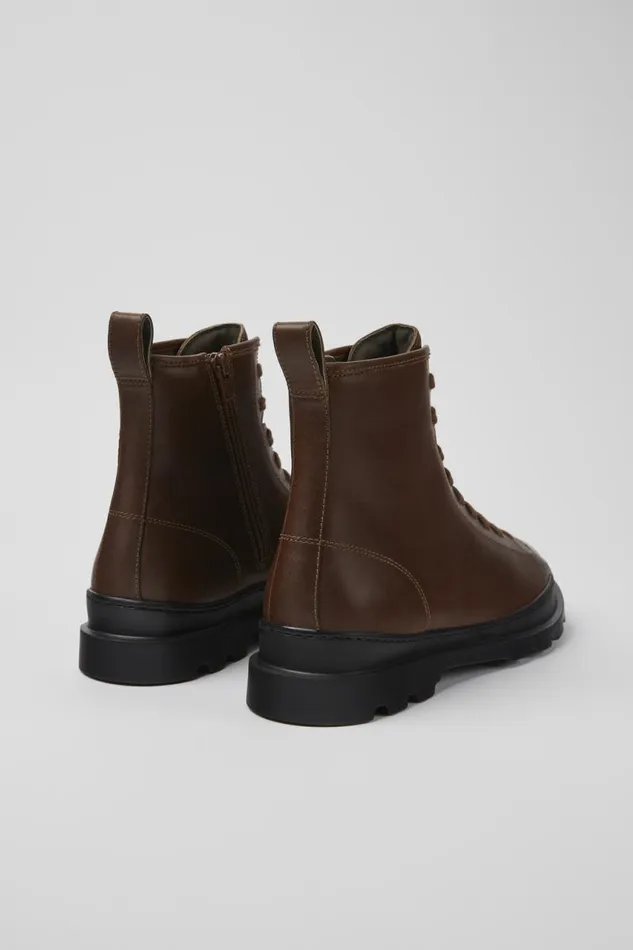 Ankle Boots Men Camper Brutus Brown Medium Lace Boot