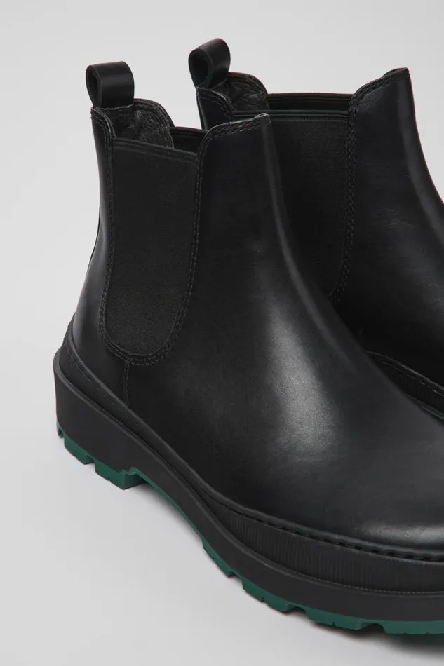 Ankle Boots Men Camper Brutus Trek MICHELIN Black Leather Ankle Boots