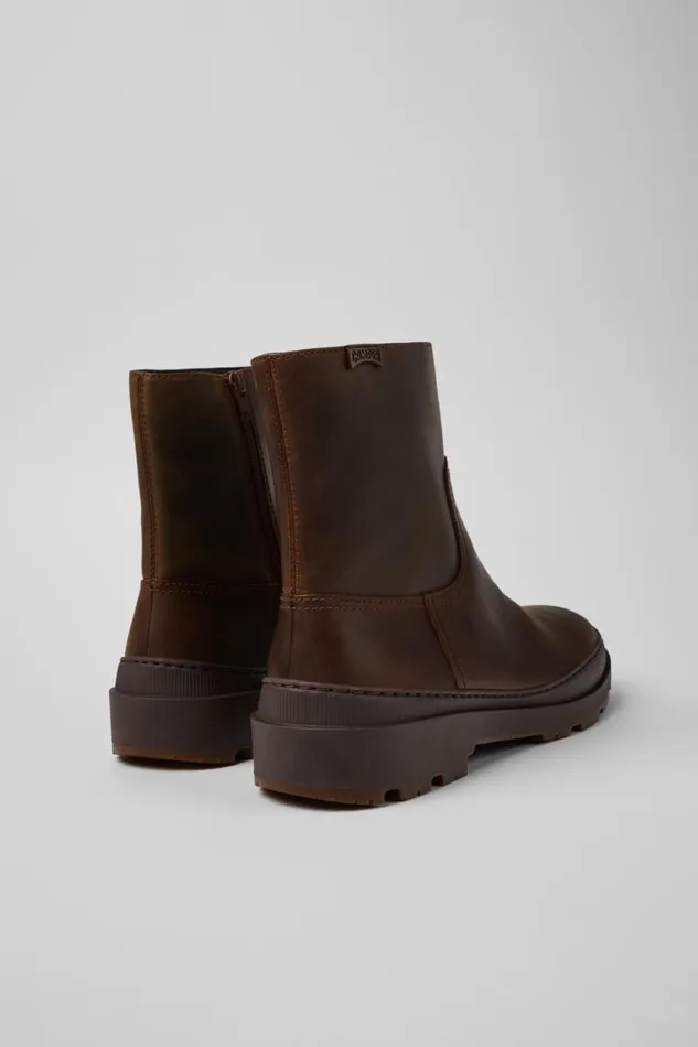 Ankle Boots Men Camper Brutus Trek MICHELIN Brown Nubuck Boots