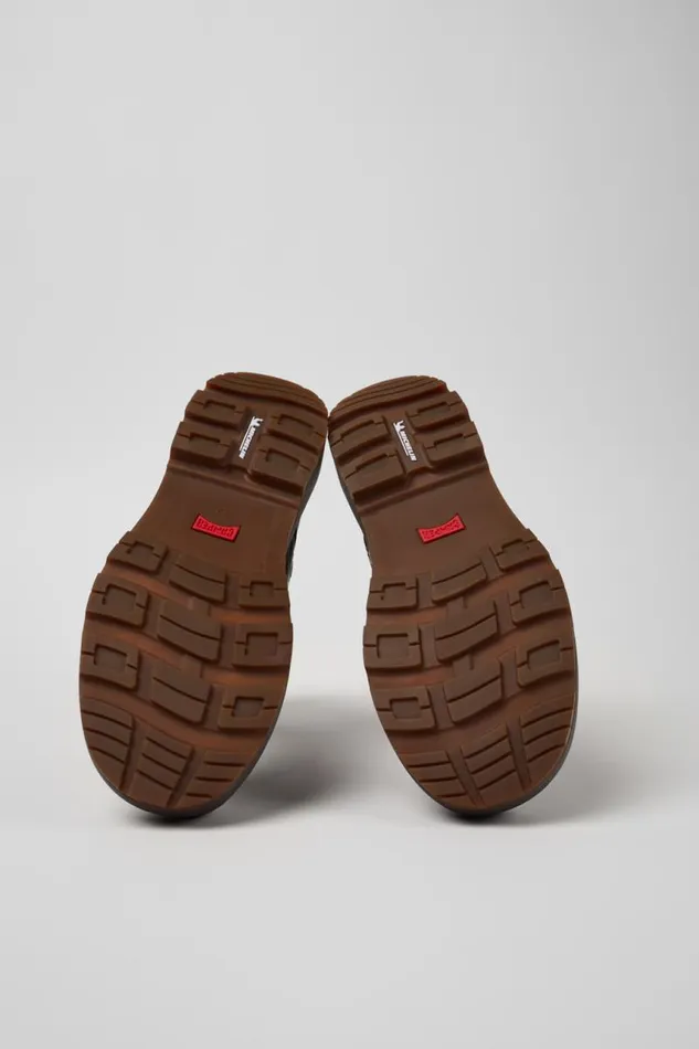Ankle Boots Men Camper Brutus Trek MICHELIN Brown Nubuck Boots