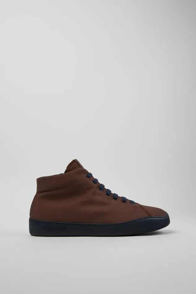 Ankle Boots Men Camper Peu Touring Brown Recycled PET Sneaker Boots