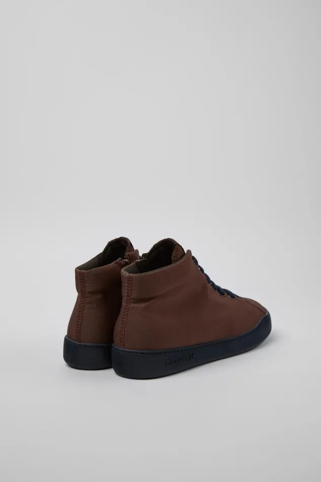 Ankle Boots Men Camper Peu Touring Brown Recycled PET Sneaker Boots