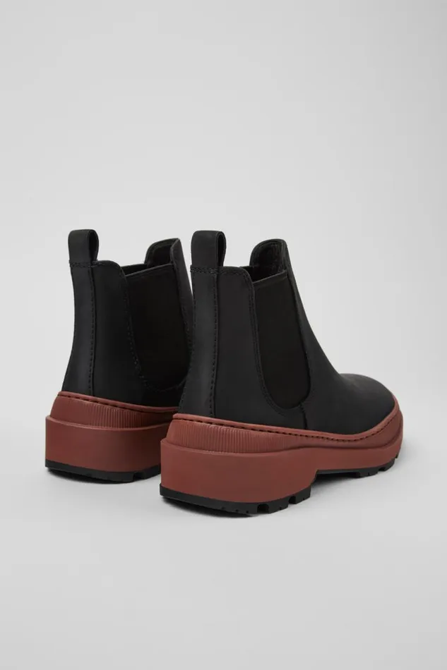 Ankle Boots Women Camper Brutus Trek MICHELIN Black Nubuck Ankle Boots