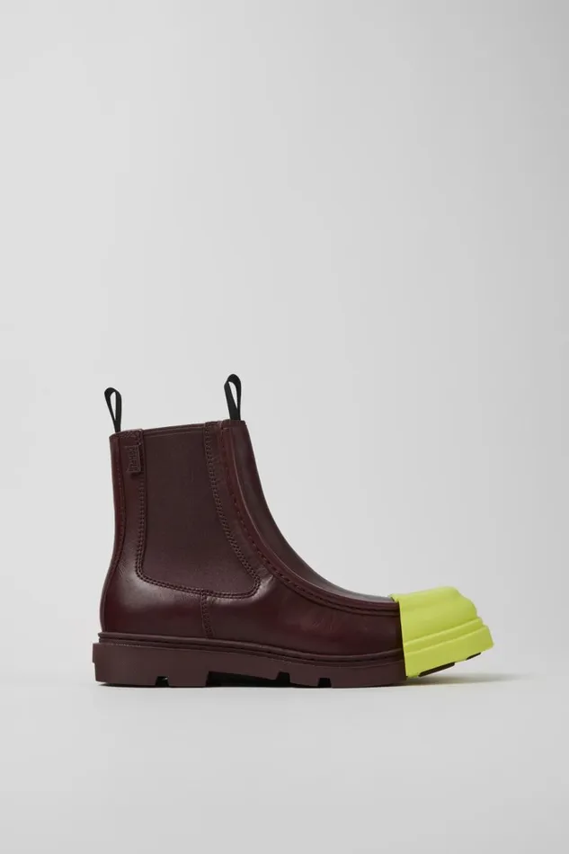 Ankle Boots Women Camper Junction Burgundy Leather Chelsea Boots Ankle Boots Women Camper Junction Burgundy Leather Chelsea Boots