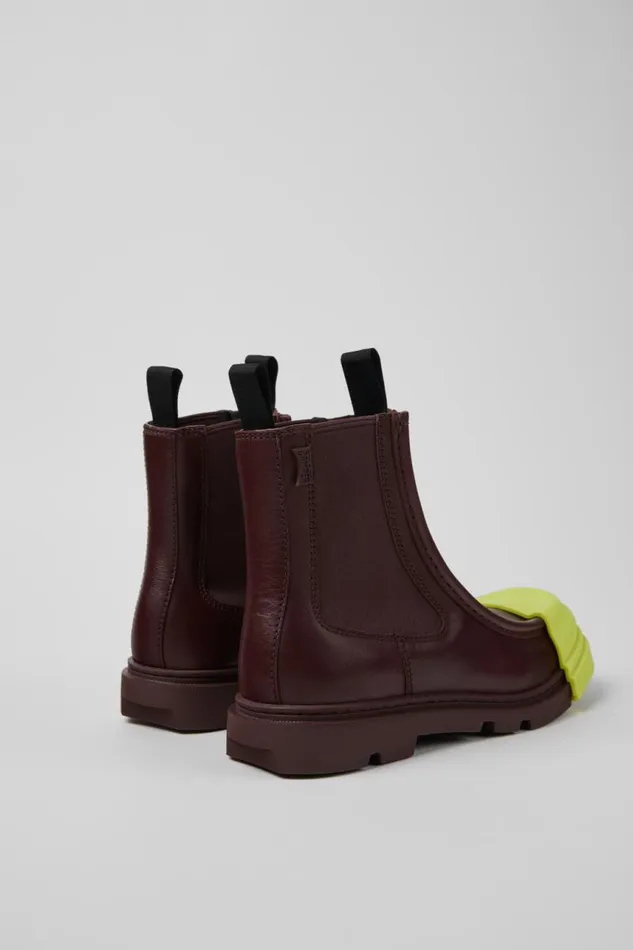 Ankle Boots Women Camper Junction Burgundy Leather Chelsea Boots Ankle Boots Women Camper Junction Burgundy Leather Chelsea Boots