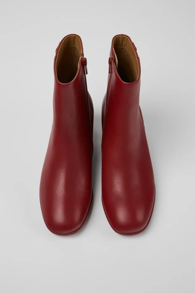 Ankle Boots Women Camper Katie Burgundy Leather Ankle Boots Ankle Boots Women Camper Katie Burgundy Leather Ankle Boots