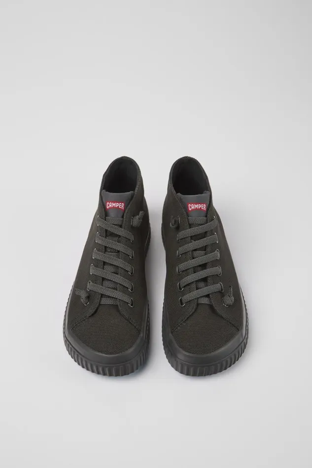 Ankle Boots Women Camper Peu Roda Gray Recycled Cotton Sneakers Ankle Boots Women Camper Peu Roda Gray Recycled Cotton Sneakers