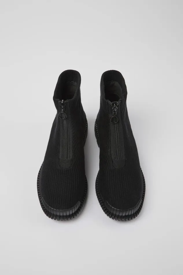 Ankle Boots Women Camper Pix Black TENCEL Lyocell Ankle Boots Ankle Boots Women Camper Pix Black TENCEL Lyocell Ankle Boots