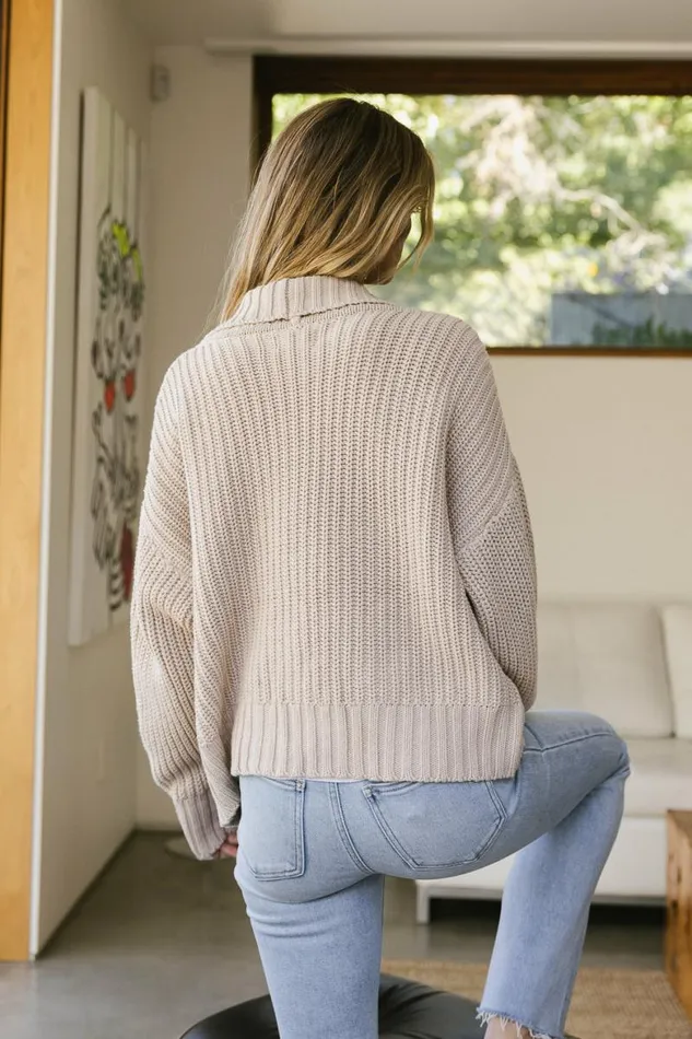 Ariana Knit Cardigan Natural Women Bohme Tops