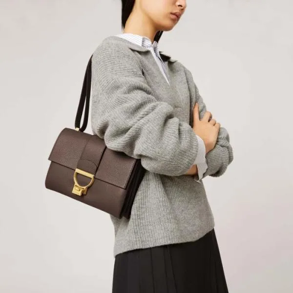 Arlettis Fondant Brown Women Coccinelle Shoulder Bags Arlettis Fondant Brown Women Coccinelle Shoulder Bags