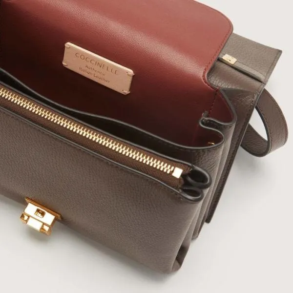 Arlettis Fondant Brown Women Coccinelle Shoulder Bags Arlettis Fondant Brown Women Coccinelle Shoulder Bags
