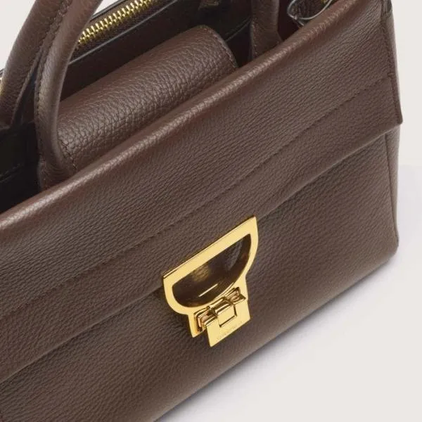 Arlettis Medium Fondant Brown Women Coccinelle Top Handle Bag Arlettis Medium Fondant Brown Women Coccinelle Top Handle Bag