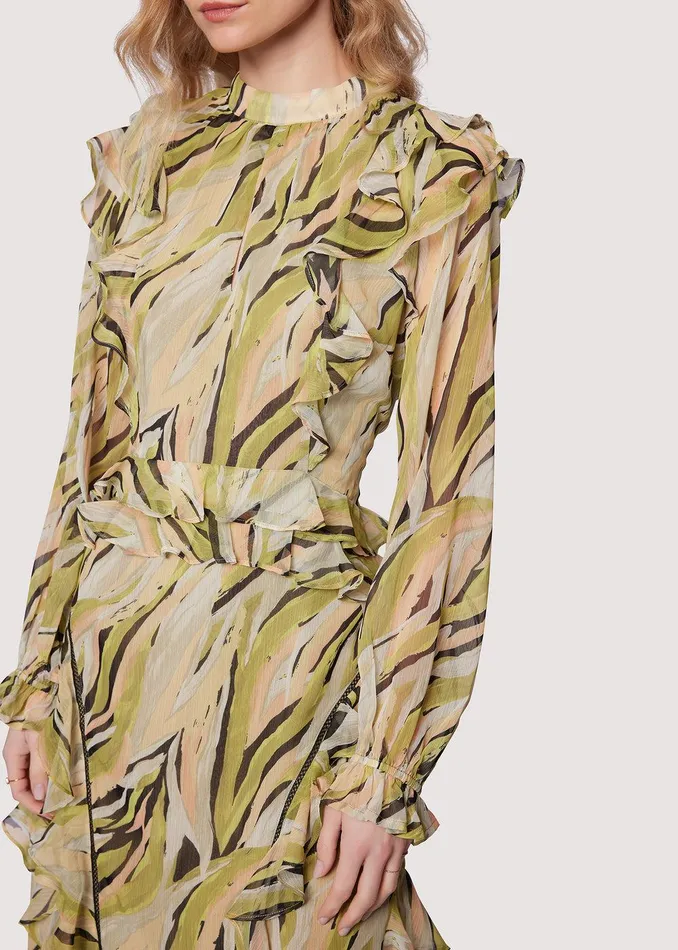 Arroyo Willow Midi Dress Greenmulti Women Lost Wander Dresses