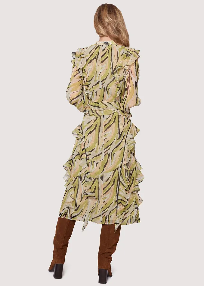 Arroyo Willow Midi Dress Greenmulti Women Lost Wander Dresses