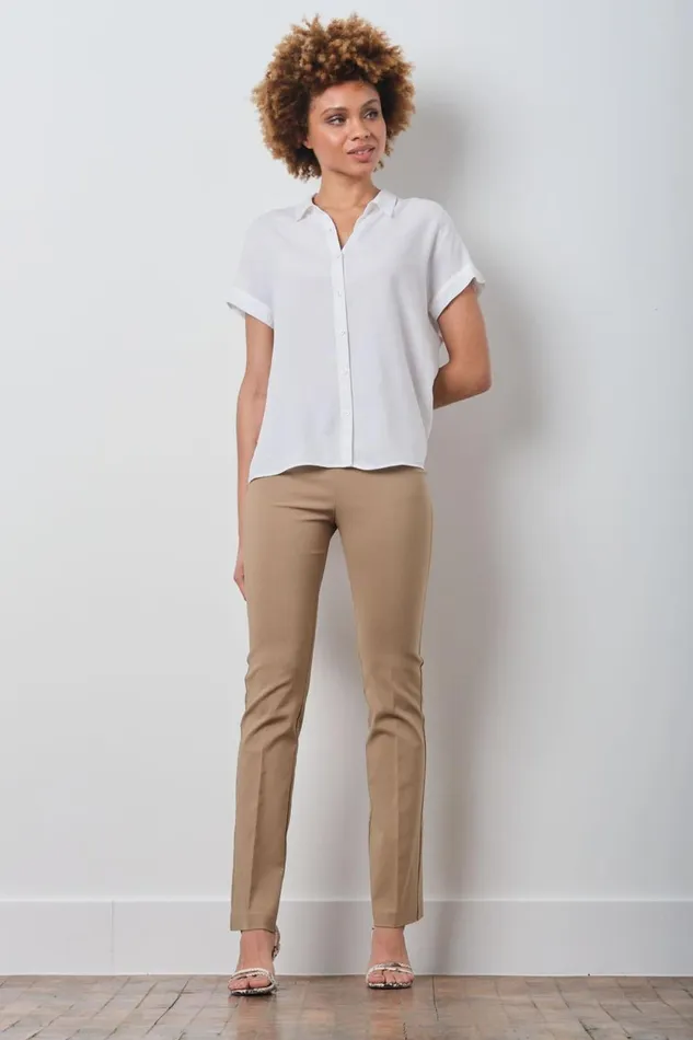 Avenue Montaigne BECCA Signature Camel Women Pants