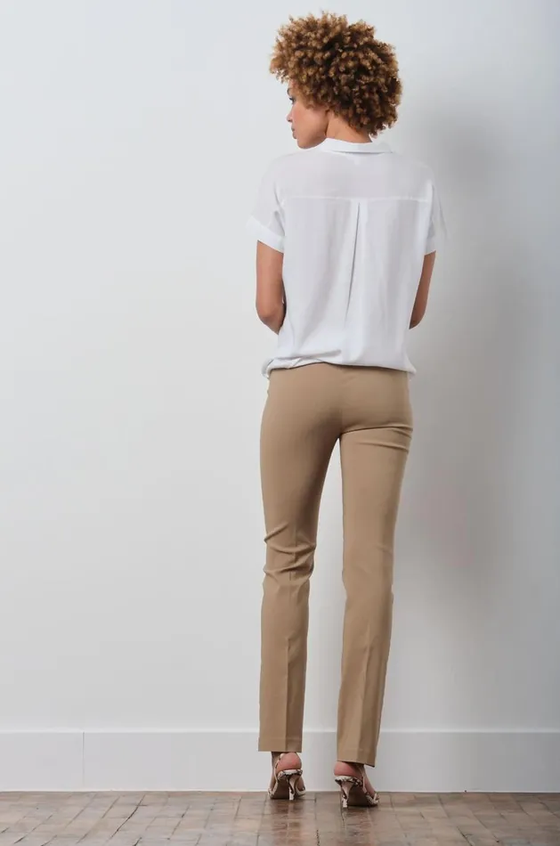 Avenue Montaigne BECCA Signature Camel Women Pants Avenue Montaigne BECCA Signature Camel Women Pants