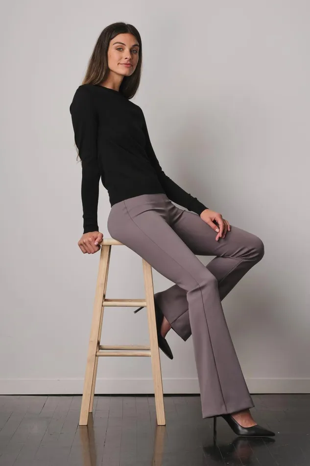 Avenue Montaigne BELLINI Freedom Taupe Women Pants Avenue Montaigne BELLINI Freedom Taupe Women Pants