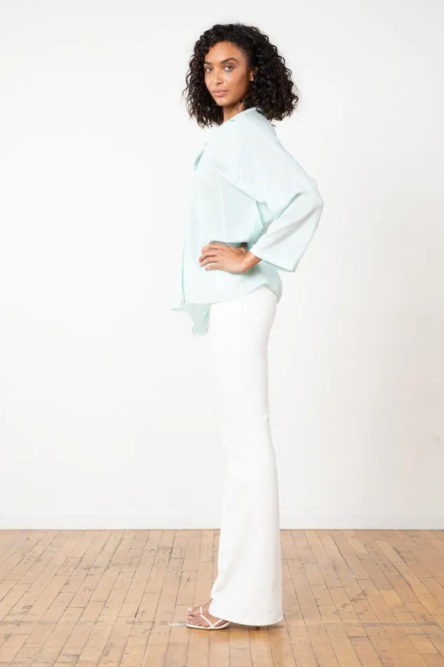 Avenue Montaigne BELLINI OffWhite Denim Women Pants Avenue Montaigne BELLINI OffWhite Denim Women Pants