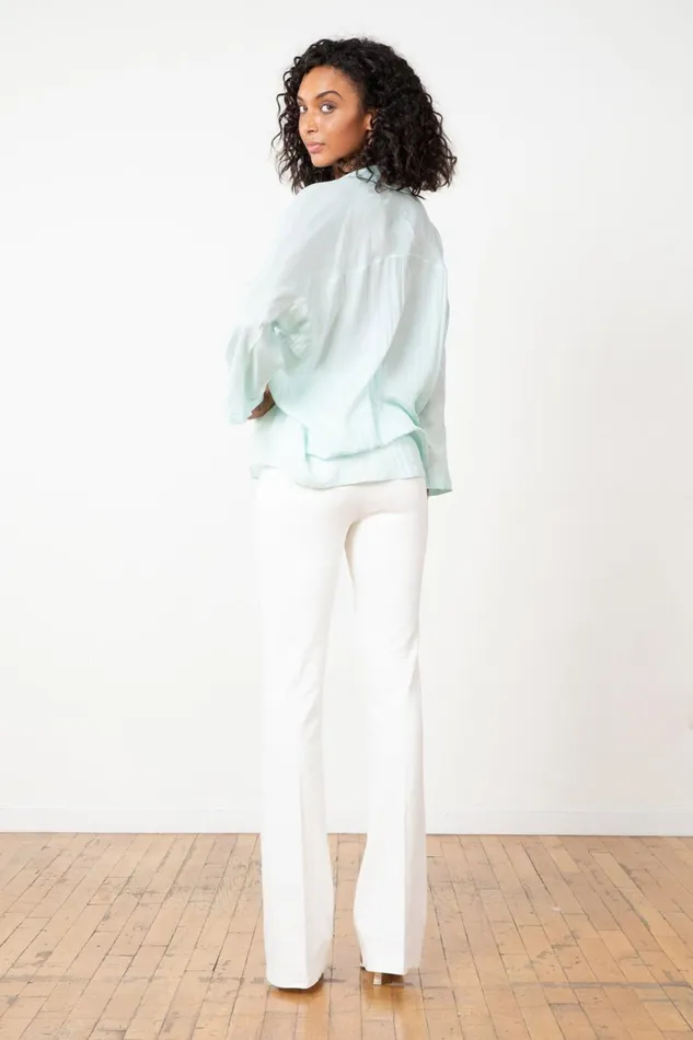 Avenue Montaigne BELLINI OffWhite Denim Women Pants Avenue Montaigne BELLINI OffWhite Denim Women Pants