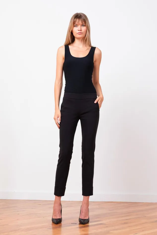 Avenue Montaigne BEN Signature Black Women Pants