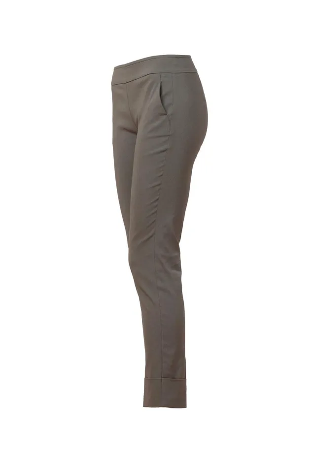 Avenue Montaigne BEN Signature Olive Green Women Pants Avenue Montaigne BEN Signature Olive Green Women Pants