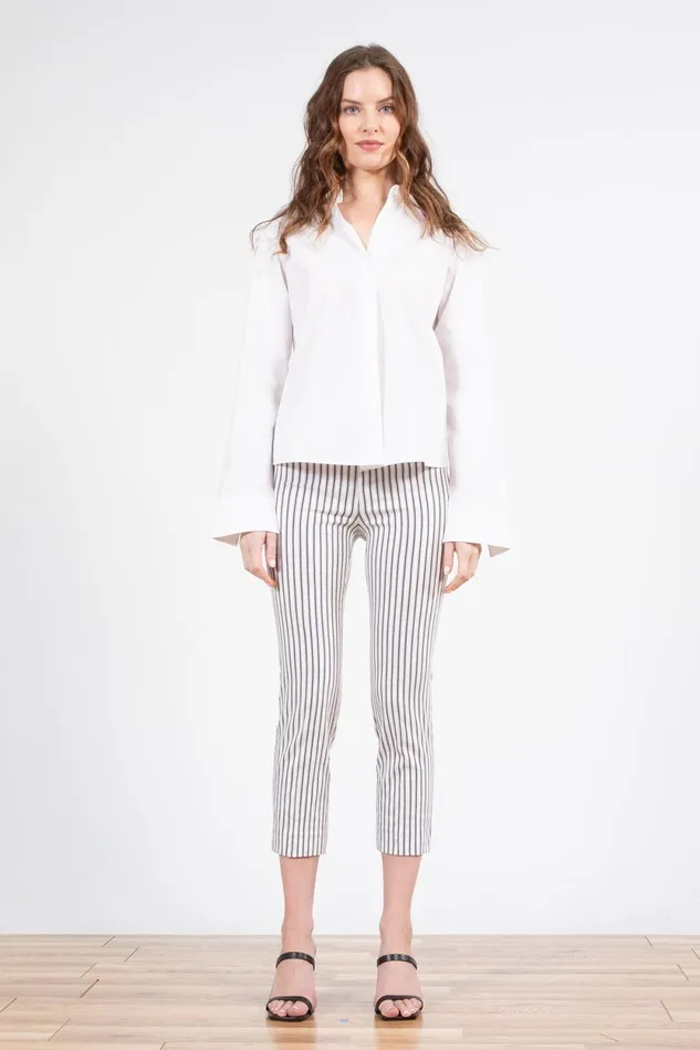 Avenue Montaigne BRIGITTE Bistro Navy Women Pants