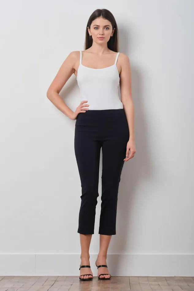 Avenue Montaigne BRIGITTE Signature Navy Women Pants