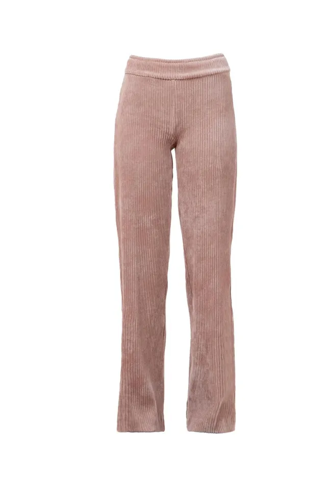 Avenue Montaigne FLAVIA Corduroy Cappuccino Women Pants Avenue Montaigne FLAVIA Corduroy Cappuccino Women Pants