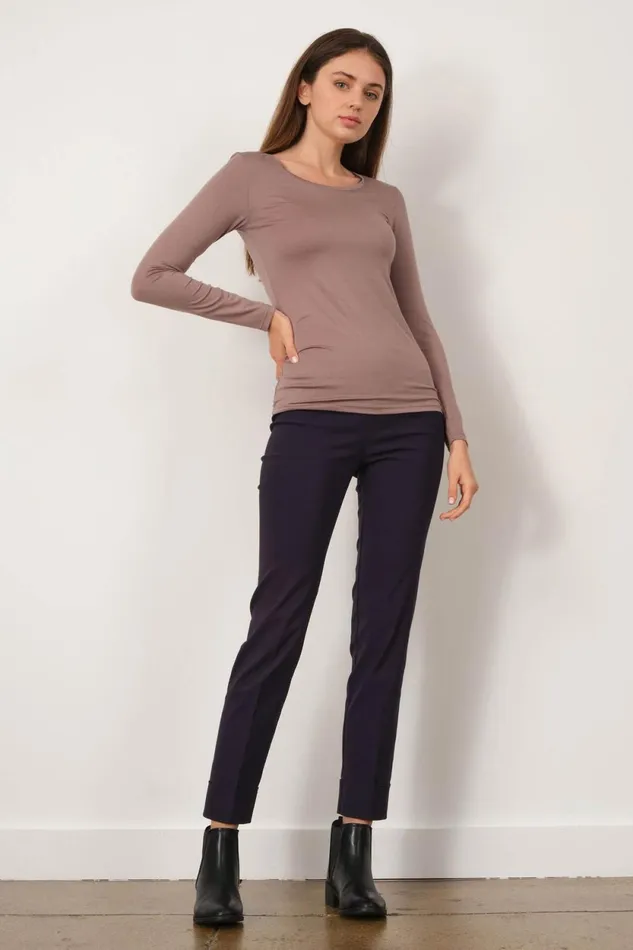 Avenue Montaigne FRANCO Signature Navy Women Pants