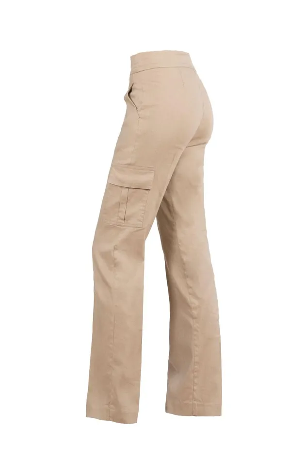 Avenue Montaigne KOOL Linen Khaki Women Pants