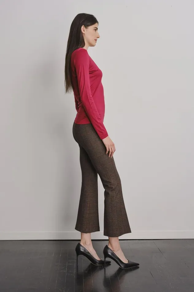 Avenue Montaigne LEO Glen Check Women Pants Avenue Montaigne LEO Glen Check Women Pants