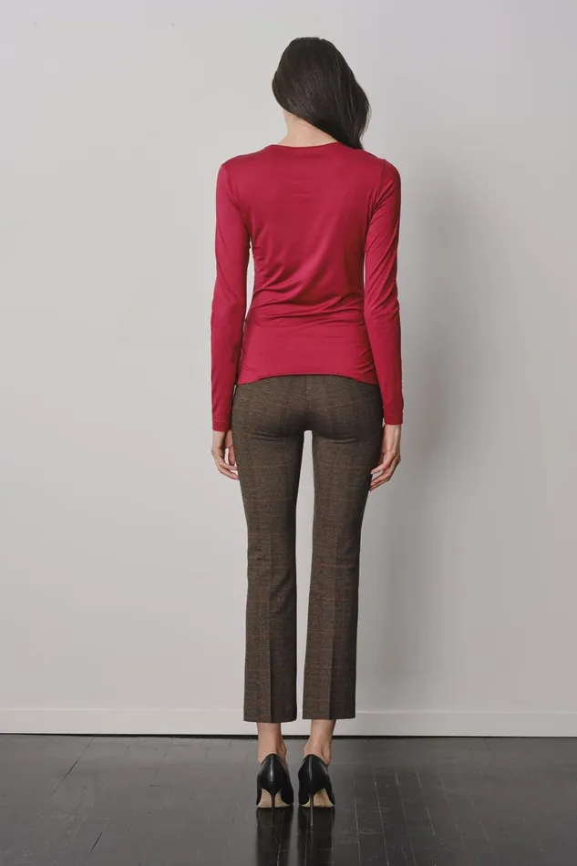 Avenue Montaigne LEO Glen Check Women Pants Avenue Montaigne LEO Glen Check Women Pants