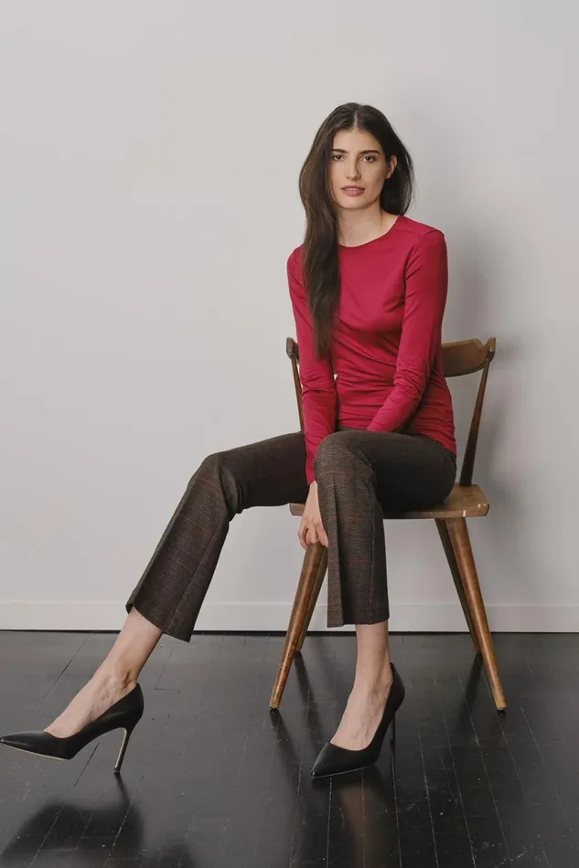 Avenue Montaigne LEO Glen Check Women Pants Avenue Montaigne LEO Glen Check Women Pants