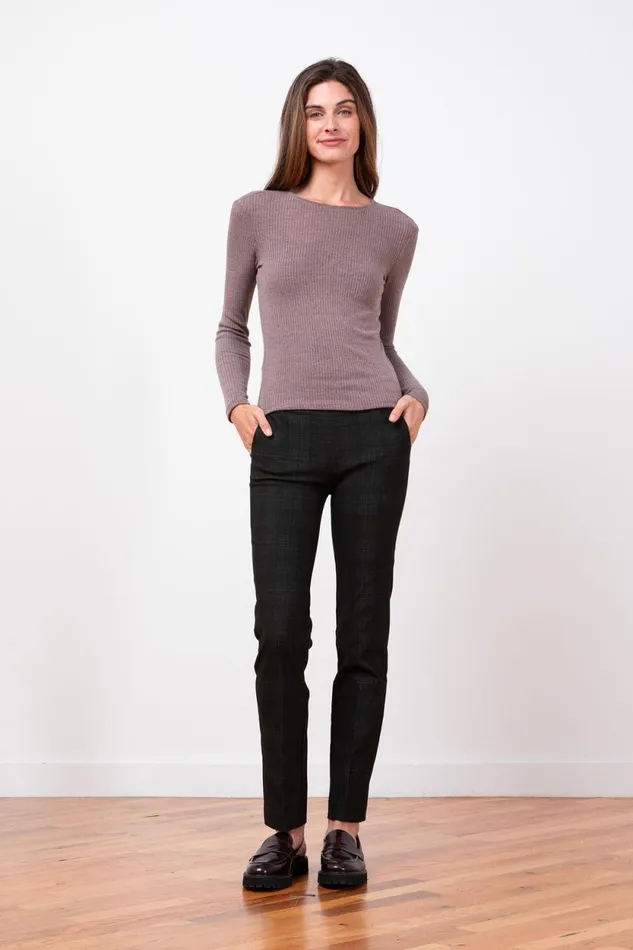 Avenue Montaigne LOUIS Flannel Hunting Women Pants