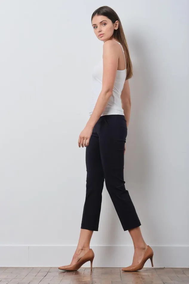Avenue Montaigne LULU Signature Navy Women Pants