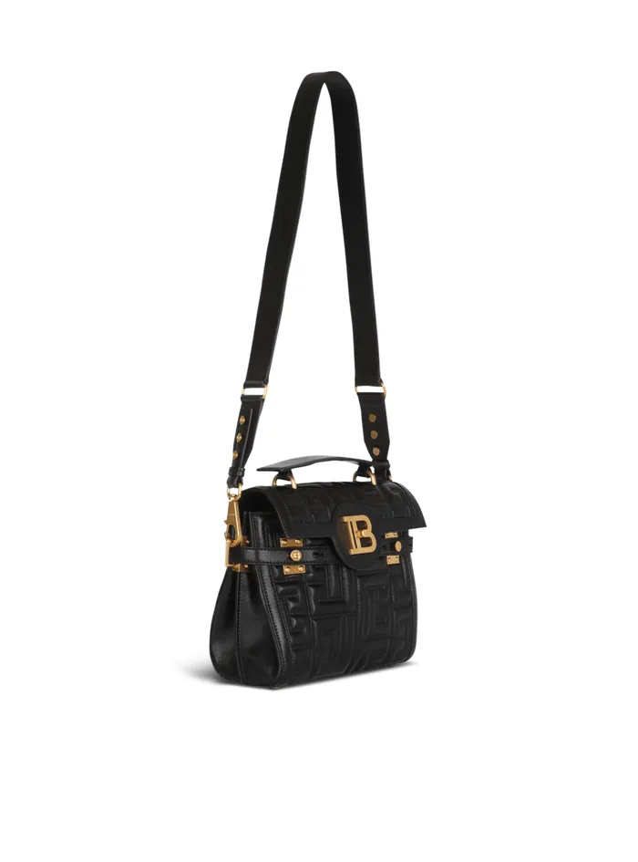 BBuzz 23 Quilted Leather Bag Black Women Balmain Handbags