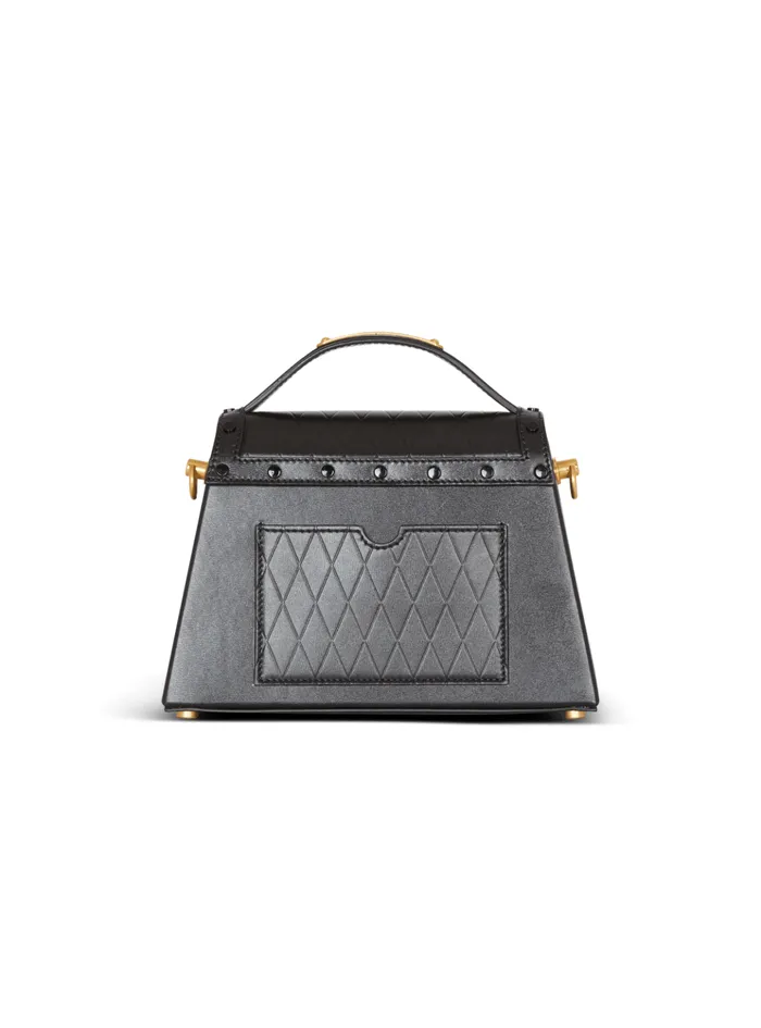 BBuzz Dynasty Bag In Diamondembossed Calfskin Black Women Balmain Handbags