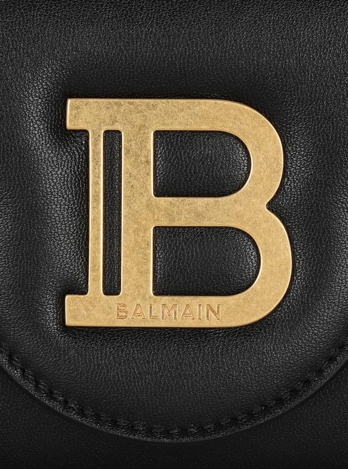 BBuzz Leather Wallet Black Women Balmain Small Leather Goods