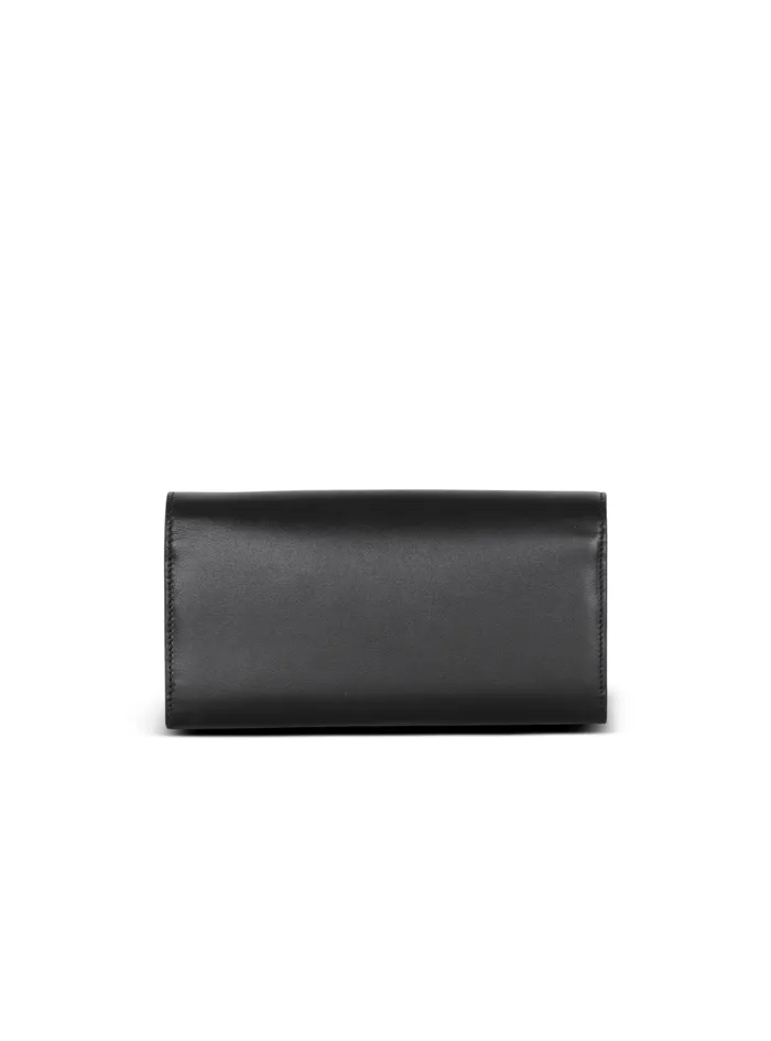 BBuzz Leather Wallet Black Women Balmain Small Leather Goods