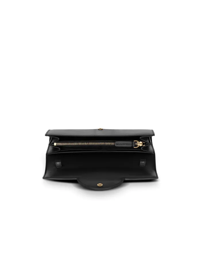 BBuzz Leather Wallet Black Women Balmain Small Leather Goods