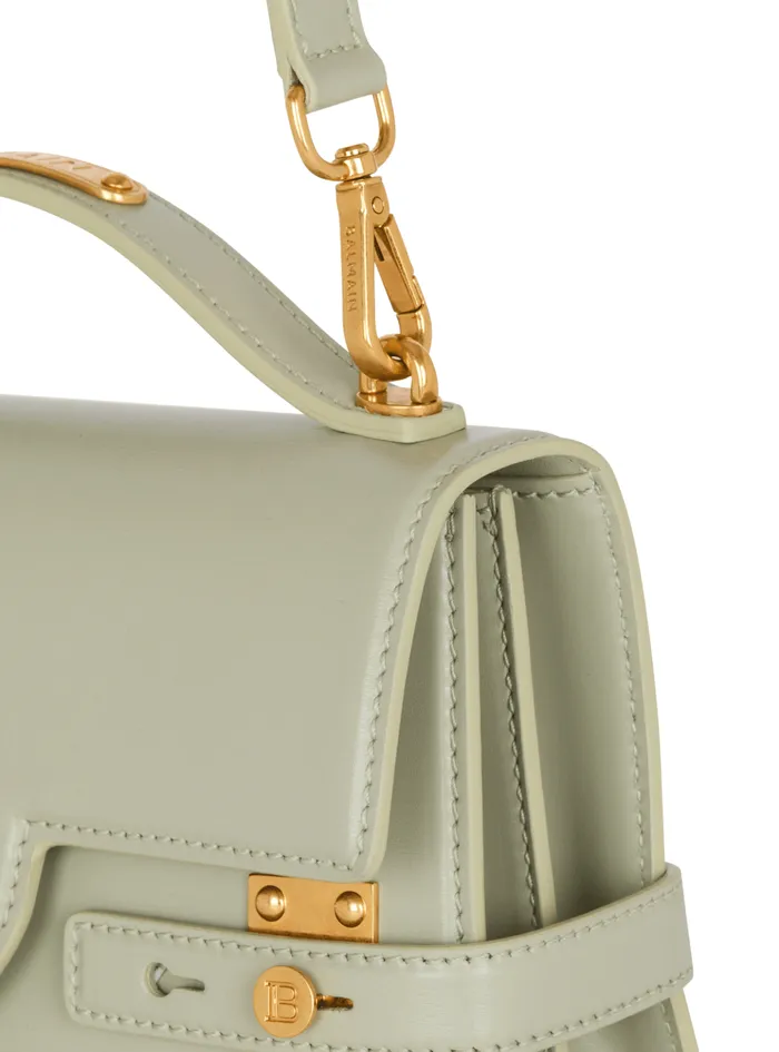 BBuzz Shoulder 24 Calfskin Bag Green Women Balmain Crossbody Bags