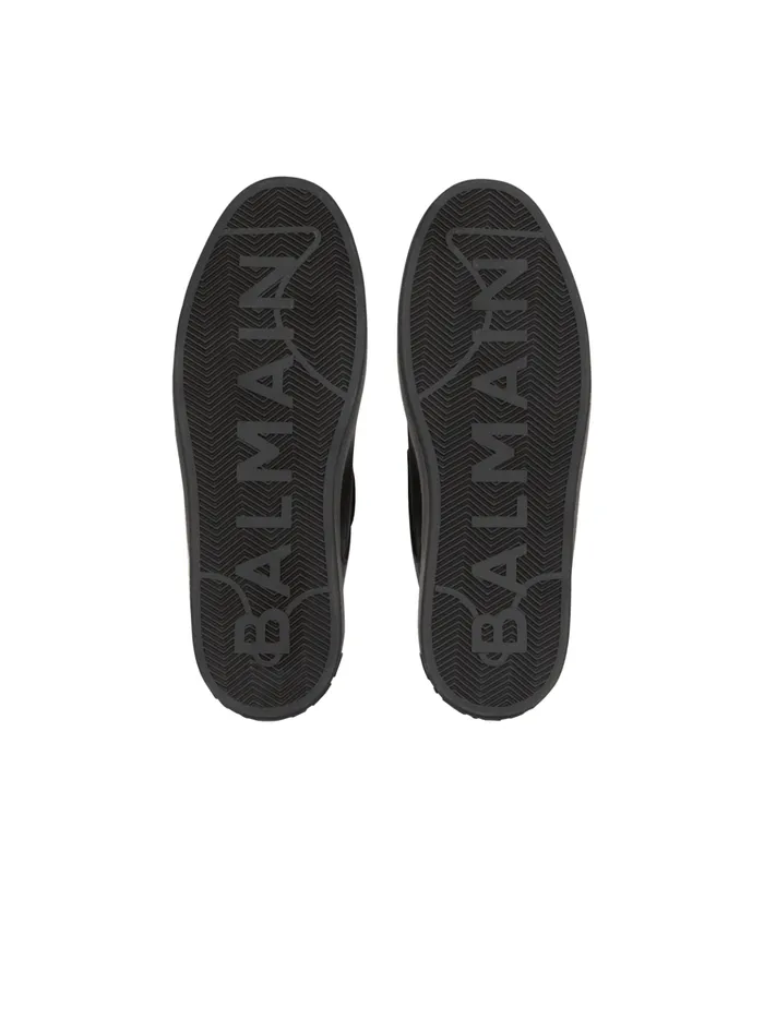 BCourt Flip Trainers In Calfskin Black Men Balmain Sneakers