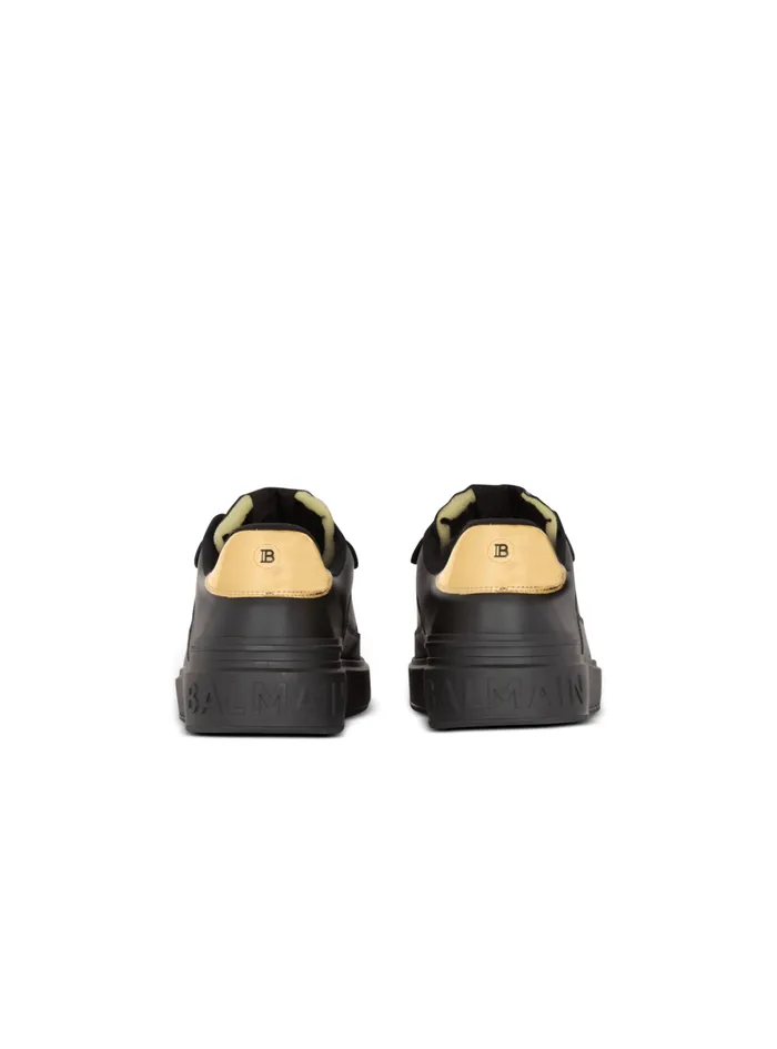 BCourt Flip Trainers In Calfskin Black Men Balmain Sneakers