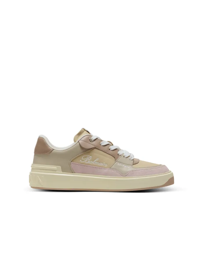 BCourt Flip Trainers In Calfskin Pink Women Balmain Sneakers