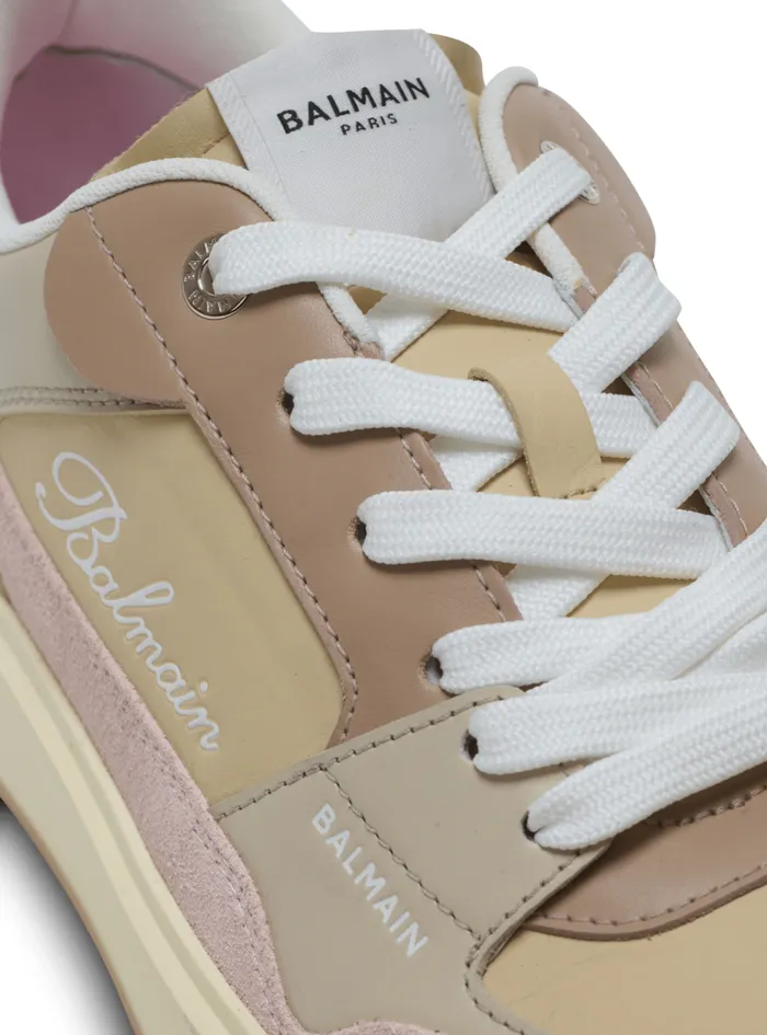 BCourt Flip Trainers In Calfskin Pink Women Balmain Sneakers